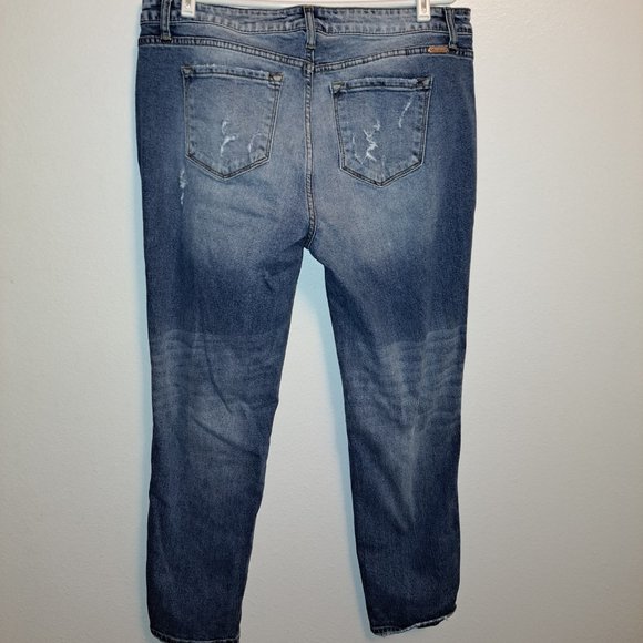 Kancan Los Angeles Estilo Distressed Destroyed Skinny Jean size 15 - Picture 4 of 12